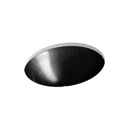 Kohler Sartorial Herringbone Caxton Oval Undermount Bathroom Sink 14218-HD2-7